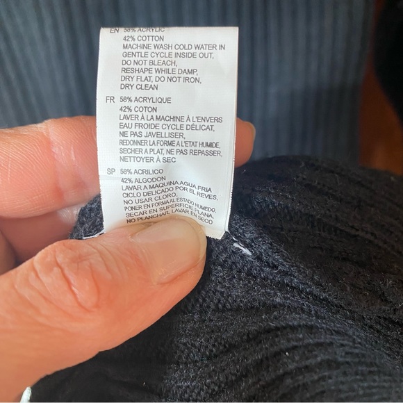 RD Style women’s knit blend ribbed midi long sleeve sweater dress size S/P - Picture 6 of 8